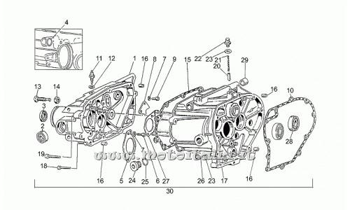 Parts Moto Guzzi Nevada-1993-1997-350 gearbox