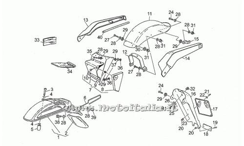 ricambio per Moto Guzzi Nevada 750 1991-1993 - Rosetta 6,4x12x1,2 - GU95100141