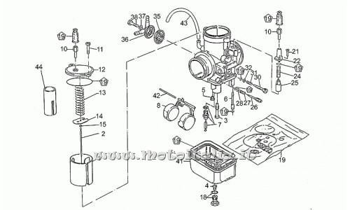 Parts Moto Guzzi Nevada 750-1993-1997-Carburetors