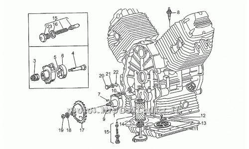 Motorcycle Parts Guzzi Nevada-750 1993-1997 pump oil-cpl