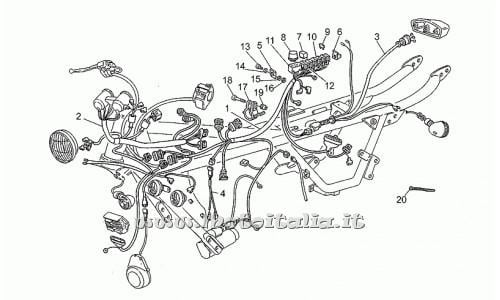 Parts Moto Guzzi Nevada-1993-1997-750 Electrical system The