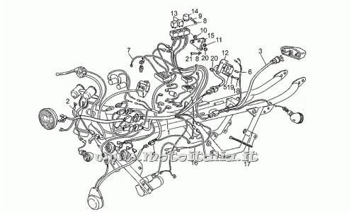 Ricambi Moto Guzzi-Nevada 750 1993-1997-Impianto elettrico II