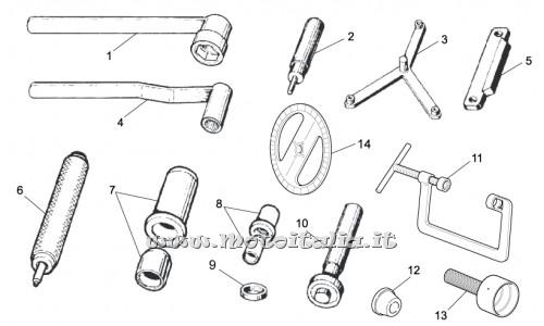 Parts Moto Guzzi Nevada 750 S-2010-Specific tooling II