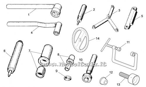 Parts Moto Guzzi Nevada Classic 750-2012-Specific tooling II