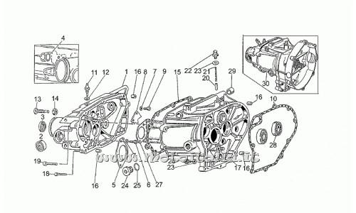 Parts Moto Guzzi Nevada-Club-750 1998-2001 Gearbox