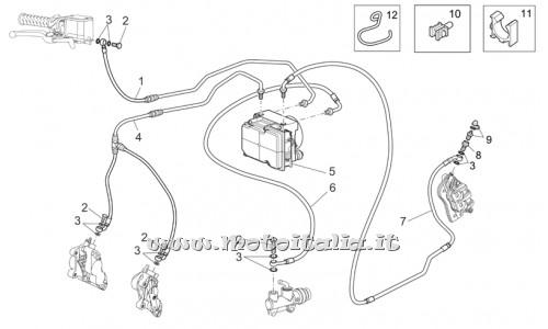 Parts Moto Guzzi Norge 1200 IE-2006 to 2008-ABS braking system