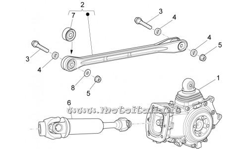 Parts Moto Guzzi Norge 1200 IE-2006 to 2008-Rear Transmission