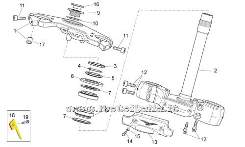 Parts Moto Guzzi Norge 1200-IE-8V 2010-2013 Steering
