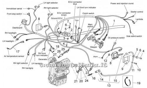 Parts Moto Guzzi Norge 850-2007-Electrical system The