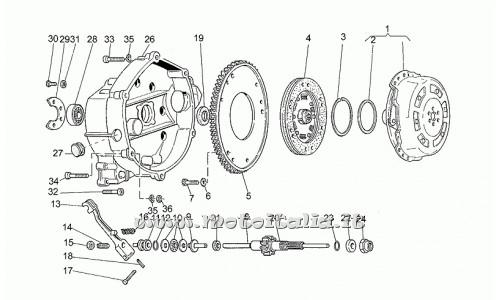 ricambio per Moto Guzzi 350 1987-1990 - Rosetta zigrinata 6,4x10x0,7 - GU14217901