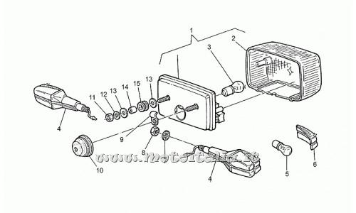 Moto Guzzi Parts 350-1987-1990-Tail