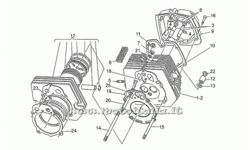 Moto Guzzi Parts-1987-1990 650-Cylinder Head