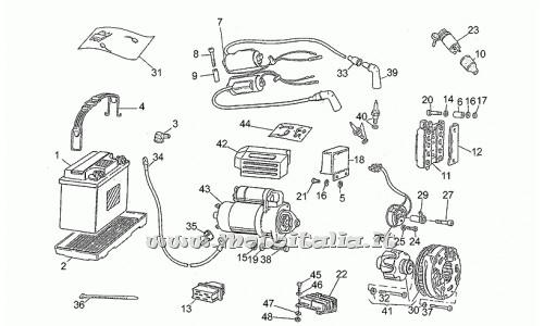 Parts Moto Guzzi 650-1987-1990-Battery