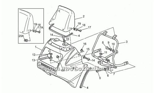 Moto Guzzi Parts-650-fairing 1987-1990