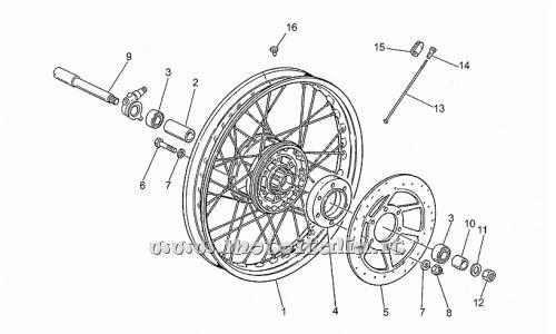 Moto Guzzi Parts-650 1987-1990 Front-Wheel