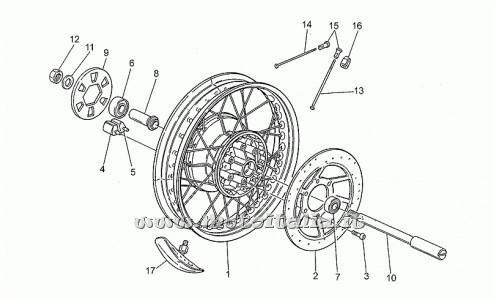 Moto Guzzi Parts-650 1987-1990 Rear-Wheel