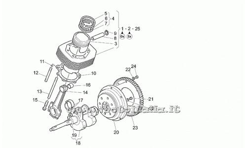 Moto Guzzi Parts-Quota 1100 ES-1998-2002 Crankshaft