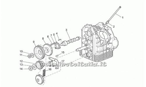 Parts Moto Guzzi-Quota 1100 ES-1998-2002 Distribution
