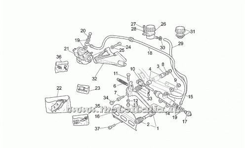 Moto Guzzi Parts Quote ES-1100 1998-2002 post-brake system