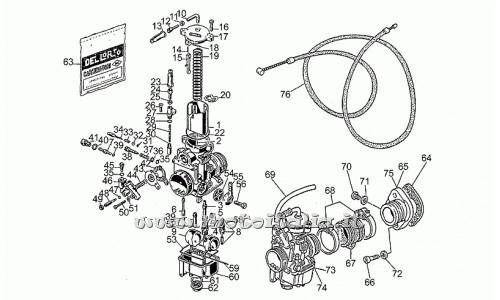 Ricambi Moto Guzzi-1000 1989-1994-Carburatori 1991-D