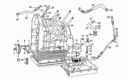 Moto Guzzi Parts 1989-1994-1000-D-1991 pump oil