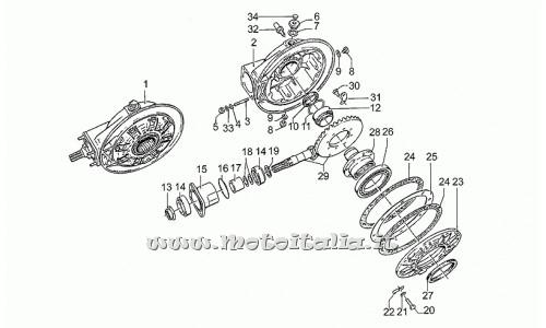 ricambio per Moto Guzzi 1000 1989-1994 - Guarnizione in alluminio - GU10528900