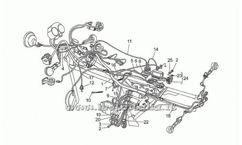 ricambio per Moto Guzzi 1000 1989-1994 - Rele' deviatore 5 pin - GU29732550