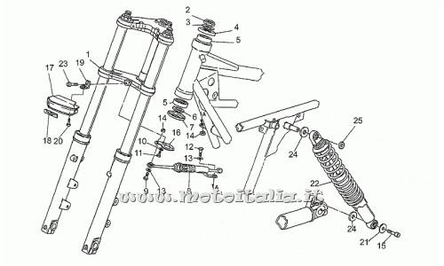 Moto Guzzi Parts-1000-1989-1994 Suspension Ant.-post