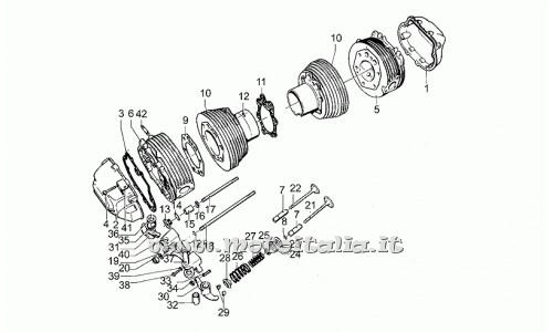 Moto Guzzi Parts-1000 1979-1983-Cylinder Head