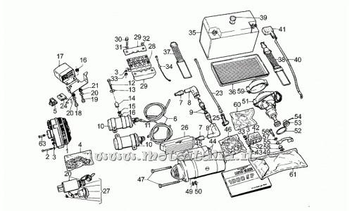 Parts Moto Guzzi-1000-Battery 1979-1983