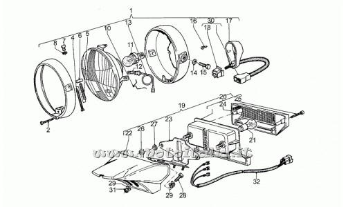 ricambio per Moto Guzzi 1000 1979-1983 - Anello elastico - GU19740307