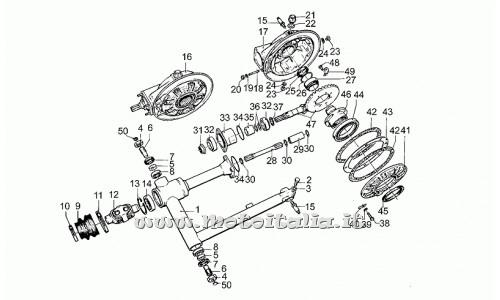 Moto Guzzi Parts-1000-swingarm 1979-1983