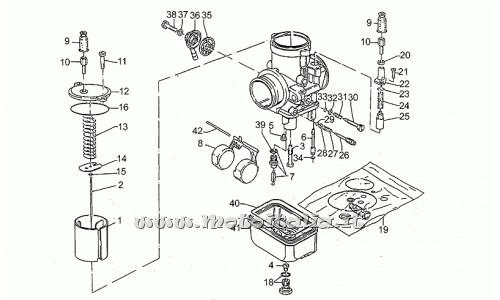 ricambio per Moto Guzzi 750 1990-1992 - Valvola gas 45 - GU23934870