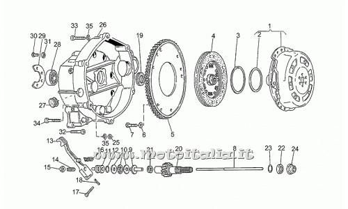 Parts Moto Guzzi 750-1990-1992-Clutch