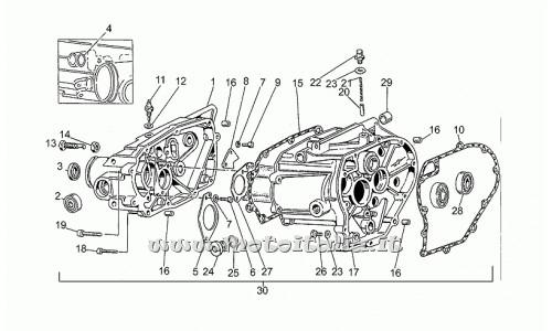 ricambio per Moto Guzzi 750 1990-1992 - Tappo scarico olio M10x1 - GU31003766