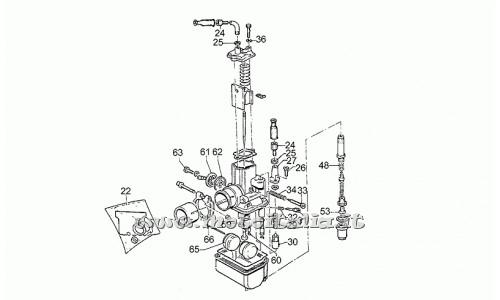 Parts Moto Guzzi 1000-II-Carburetor-1983-1988 spare parts