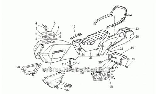 ricambio per Moto Guzzi II 1000 1983-1988 - Elastico fissaggio - GU14102600