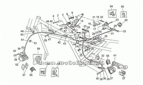 Moto Guzzi Parts II-1000 1983-1988 ant.sx-brake system - post