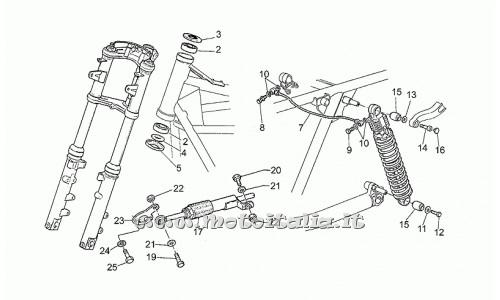 Moto Guzzi Parts II-1000-1983-1988 Rear Suspension