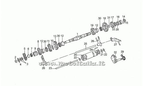 ricambio per Moto Guzzi III 1000 1989-1994 - Rosetta di spallamento 17,1x30 - GU14215400