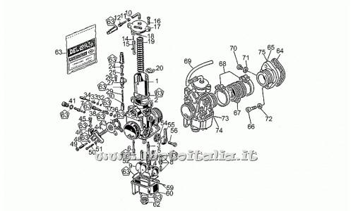 ricambio per Moto Guzzi III 1000 1989-1994 - Carburatore sx - GU30112611