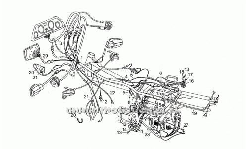 Ricambi Moto Guzzi-III 1000 1989-1994-Impianto elettrico