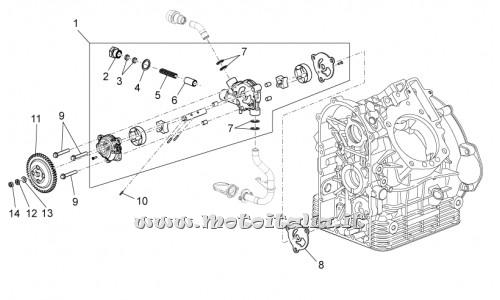 ricambio per Moto Guzzi Stelvio 1200 - NTX - ABS 1200 2009-2010 - Rosetta 18,25x24x1 - GU18144350
