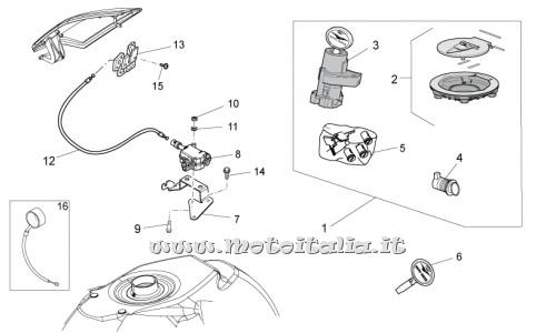 ricambio per Moto Guzzi Stelvio 1200 2008 - kit rotori+chiavi unificate - 978220