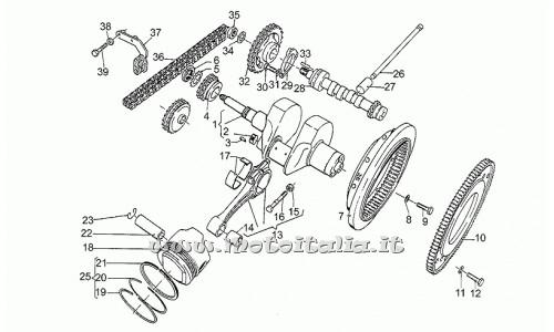 Parts Moto Guzzi 1000 Strada-1993-1994-Crankshaft