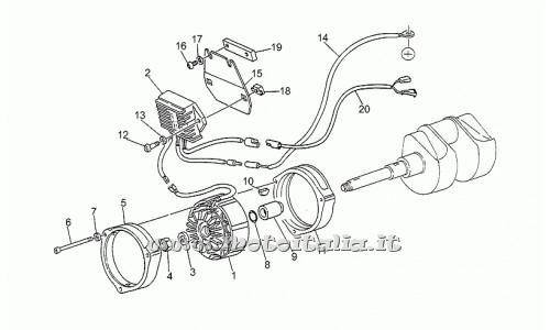 Moto Guzzi Parts Road-1000 1993-1994-alternator - regulator