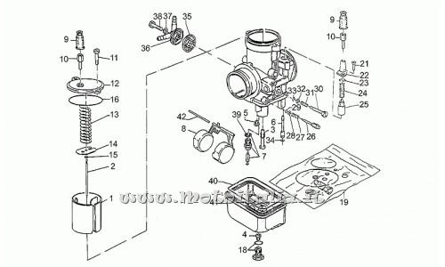 Moto Guzzi Parts Road 750-1993-1995-Carburetors