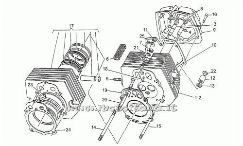 Moto Guzzi Parts-1993-1995 Road 750-Cylinder Head