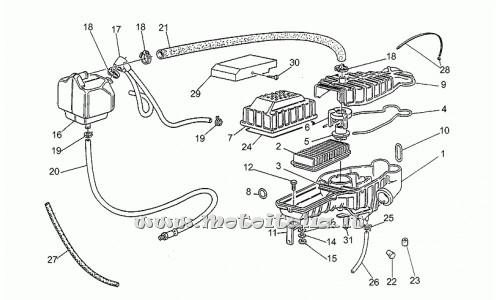 Moto Guzzi Parts Road-1993-1995-750 Air Filter