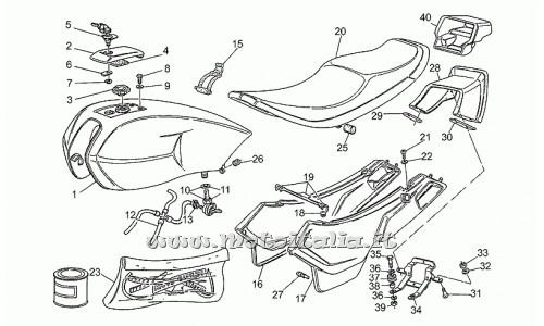 ricambio per Moto Guzzi Targa 750 1990-1992 - Rubinetto benz.dx - GU65105400